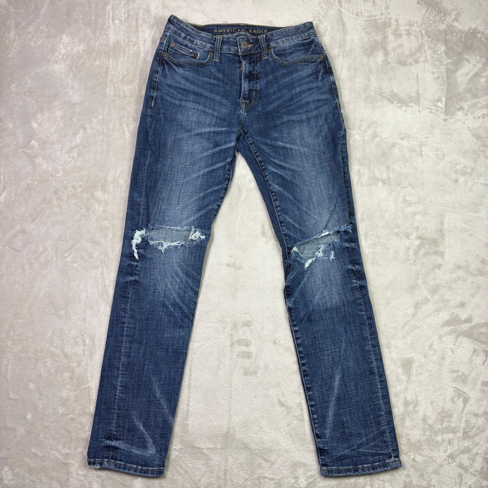 American Eagle Next Level Flex Slim Jeans 28x30 Mens (28x29) Stretch Distressed